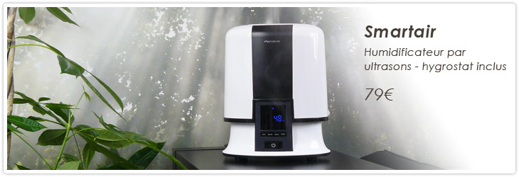 Smartair humidificateur ultrasonique avec hygrostat - 79€
